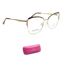 Armação De Grau Jean Marcell Jm1034 01B Metal Gatinho - Evoke