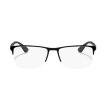 Armação de Grau Ray-Ban Retangular Preto 0RX6335 2503 56