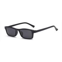 Armação de Óculos 2250a Sem Grau + 1 Lente Clip On Preta