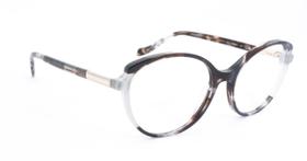Armação De Óculos Ana Hickmann Ah60010 G21 Cinza Translúcido Tartaruga