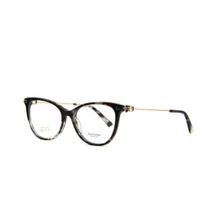 Armação De Óculos Ana Hickmann Ah6421n G22 Marrom Brilho Demi