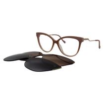 Armação de Óculos Ana Hickmann vivi 4 k03 Rosa Brilho Degradê