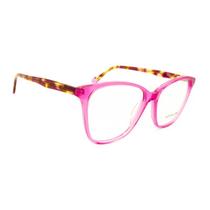 Armação De Óculos Atitude At7124 K01 Rosa Translúcido