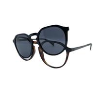 Armação De Óculos Atitude Attach Solar G21 Marrom Brilho Demi Armação De Óculos Atitude Attach Solar G21 Marrom Brilho Demi