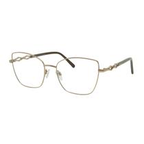 Armação De Óculos Bulget Bg2181 01a Dourado Brilho Armação De Óculos Bulget Bg2181 01a Dourado Brilho