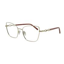 Armação De Óculos Bulget Bg2181 04b Dourado Brilho