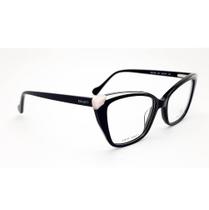Armação De Óculos Bulget Bg7168 A01 Preto Brilho