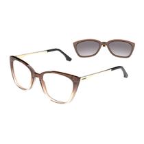 Armação De Óculos Colcci Bandy 4 Y C6272f0852 Marrom Translúcido Degradê cat1 -
