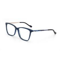 Armação De Óculos Colcci C6099k9355 Azul Brilho Marmorizado