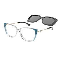 Armação De Óculos Colcci Clip On Bandy 5 C6210dn155 Transparente Translúcido