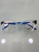 Armação de óculos de grau 100% acetato chella feminino