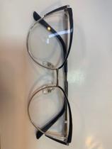 armação de oculos de grau , gatinho preto e dourado armação de oculos de grau , gatinho preto e dourado