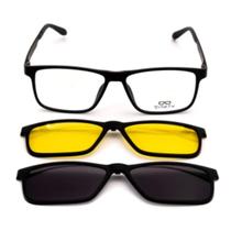 Armação de Óculos Difaty Clip-On 0941 C1 58/18 145 Masculina Original