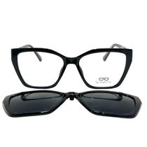 Armação de Óculos Difaty Clip-On DS5020 C1 54 18 145 Feminino Original