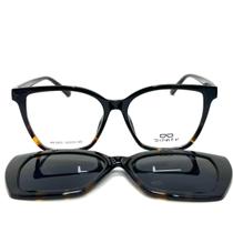 Armação de Óculos Difaty HRT675 C2 53/15 Clip-On Masculino Original