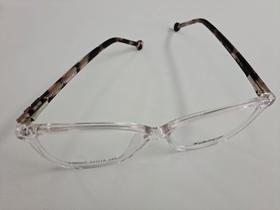Armação de óculos em acetato, oxii, transparente