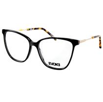 Armação De Óculos Evoke Evk Rx08 A01 Preto Brilho Armação De Óculos Evoke Evk Rx08 A01 Preto Brilho