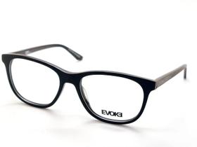 Armação De Óculos Evoke For You Dx49 A01 54 Preto Riscado Armação De Óculos Evoke For You Dx49 A01 54 Preto Riscado