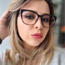 Armação de Óculos Feminino Clara Lê Belle Armação de Óculos Feminino Clara Lê Belle