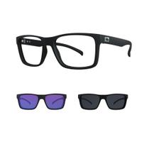 Armação De Óculos Hb Clip On Switch 0339 10103390243074 Preto Fosco Armação De Óculos Hb Clip On Switch 0339 10103390243074 Preto Fosco