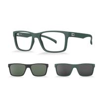 Armação De Óculos Hb Switch 0339 10103390807104 Verde Fosco Armação De Óculos Hb Switch 0339 10103390807104 Verde Fosco