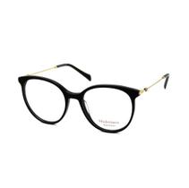 Armação De Óculos Hickmann Hi60007 A01 Preto Brilho Armação De Óculos Hickmann Hi60007 A01 Preto Brilho