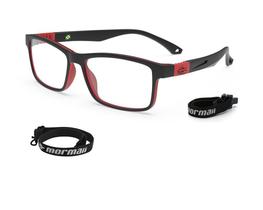 Armação de Óculos Infantil Mormaii Rocket M6088aa952 Preto Vermelho Fosco cat1 -