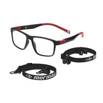 Armação de Óculos Infantil Mormaii Trick M6122a9551 Preto Fosco cat1 - Armação de Óculos Infantil Mormaii Trick M6122a9551 Preto Fosco cat1 -