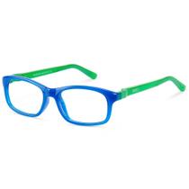 Armação De Óculos Infantil Nano Vista Arcade 3.0 Nao3010150 Azul Brilho
