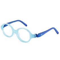 Armação De Óculos Infantil Nano Vista Bunny 3.0 Nao4000340 Azul Brilho