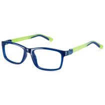 Armação De Óculos Infantil Nano Vista Fangame 3.0 Nao3030950 Azul Translúcido