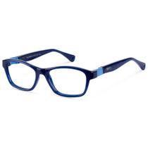 Armação De Óculos Infantil Nano Vista Gaikai 3.0 Nao3050247 Azul Brilho