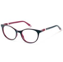 Armação De Óculos Infantil Nano Vista Glitch 3.0 Nao3150552 Azul Brilho