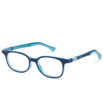 Armação De Óculos Infantil Nano Vista Pixel 3.0 Glow Nao3071646 Azul Fosco