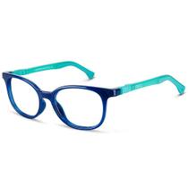 Armação De Óculos Infantil Nano Vista Pixel 3.0 Nao3070346 Azul Brilho
