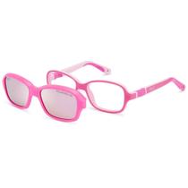 Armação De Óculos Infantil Nano Vista Replay Sc 3.0 Nao3001546sc Rosa Fosco