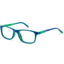 Armação De Óculos Infantil Nano Vista Sleek Crew 3.0 Nao3100846 Azul Brilho