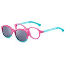 Armação De Óculos Infantil Nano Vista Sprite 3.0 Nao3060246sc Rosa Brilho