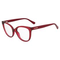 Armação de Óculos Love Moschino Mol635 C9A - Vermelho 52