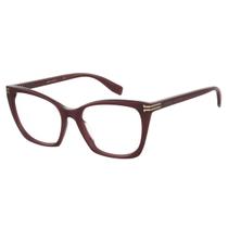 Armação De Óculos Marc Jacobs Mj1096 Lhf 54 Bordô Brilho -