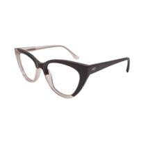 Armação De Óculos Mey Eyewear Br6786 C2 50 Marrom Brilho Degradê