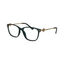 Armação de Óculos Milano Vizzano ouro 164/rx av234 Verde Translúcido