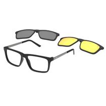 Armação De Óculos Mormaii Swap 6 Clip On M6132a1455 Preto Fosco cat1 -