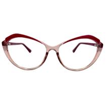 Armação De Óculos Para Grau Feminina Gatinho Com Sobrancelha RHTR-Y1013