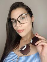 Armação De Óculos Para Grau Feminina Gatinho Summer 2 em 1 - Palas Eyewear