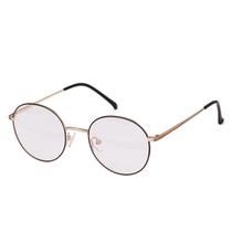 Armação De Óculos Para Grau Feminina Redondo Grace Clipon 2 em 1 Dourado Com Preto Armação De Óculos Para Grau Feminina Redondo Grace Clipon 2 em 1 Dourado Com Preto