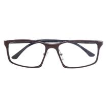 Armação De Óculos Para Grau Retangular Bulgária Marrom