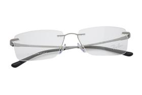 armação de óculos Ray Ban mod rb8781d 1000 titanium