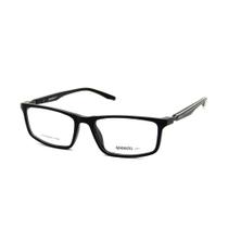 Armação De Óculos Speedo Haste 360 Sp6126i A01 Preto Brilho