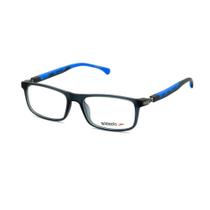 Armação De Óculos Speedo Haste 360 Sp7070 H11 Azul Fosco